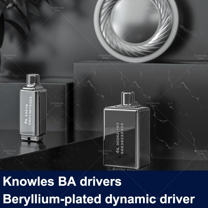 Наушники-вкладыши Fiio FH3 2BA + 1DD Knowles динамический Гибридный Драйвер с покрытием из