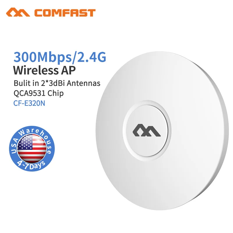 Точка доступа Wi-Fi 802.11b/G/n 2 4 ГГц 300 Мбит/с 48 в | Компьютеры и офис