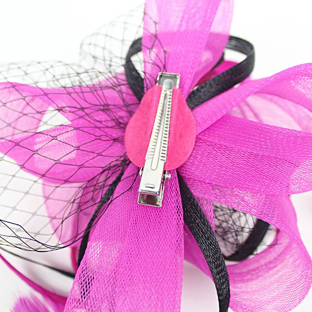 Свадебные аксессуары вечерние шляпка невесты с цветами для волос женская модная