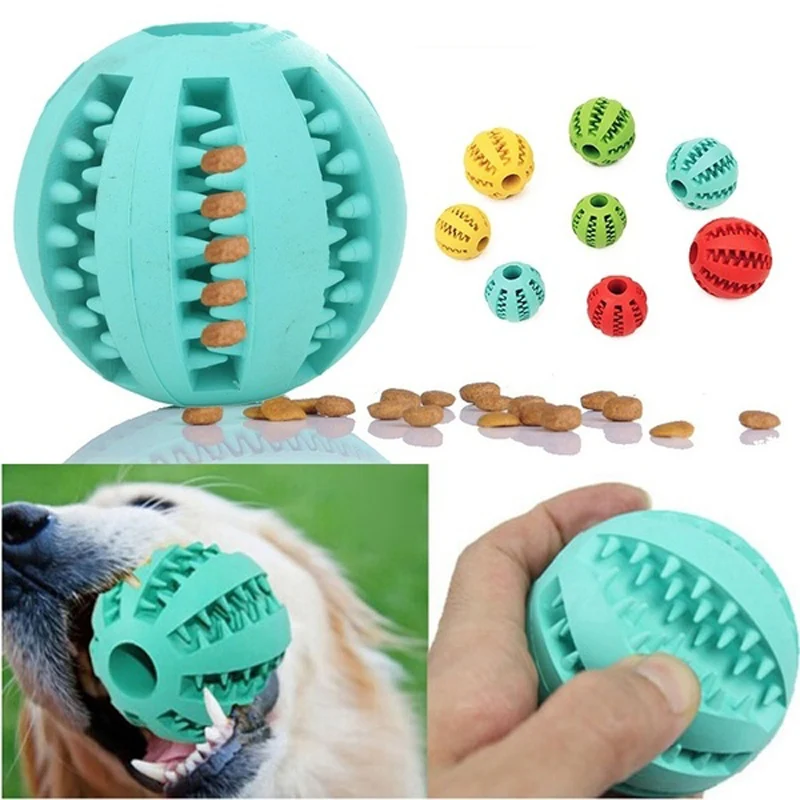 Для домашних собак жевательный игрушки чистящие шары арбузы в форме зубов