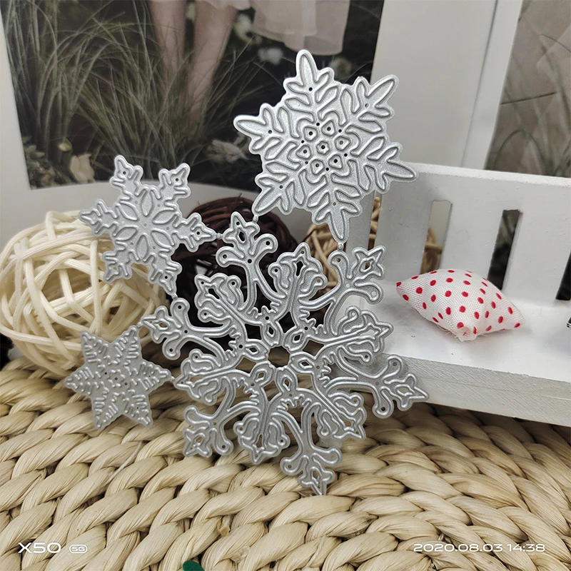 Металлическая высечка подходит для Рождества DIY Скрапбукинг 3D поздравительная