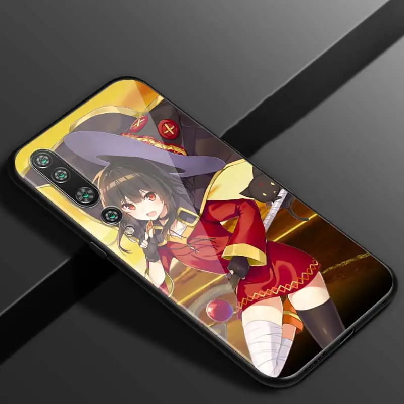 

Konosuba Megumin For Xiaomi Mi Note 10 Ultra 5G 9 SE 8 A3 A2 A1 6X Poco M2 Pro Play F1 Lite 5G Bright Black Phone Case