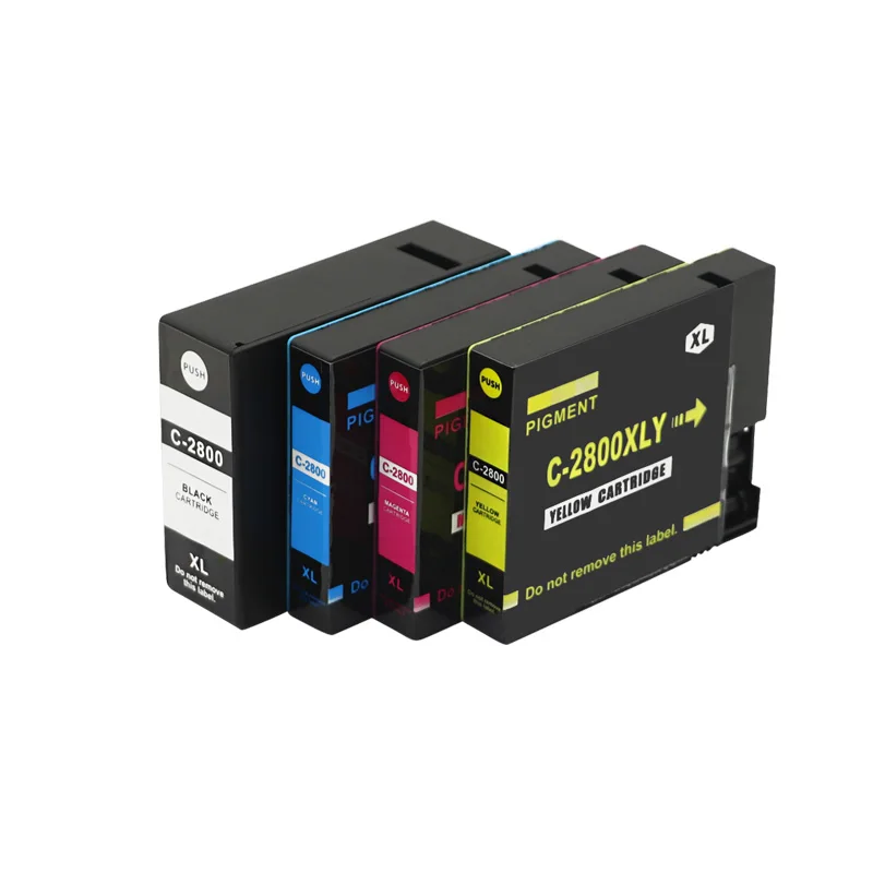 Для PGI 2800 совместимый чернильный картридж для Canon MAXIFY IB4040 MB5040 MB5340 MG5420 MB5360 MG5720 2400 2500