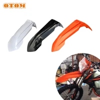 otom 2022 motorcycle front fender plastic kit mudguard splash shield protector extension for ktm enduro mud guards 79008010000eb