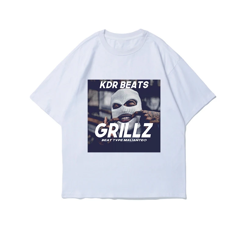 

Oversize Hip Hop T Shirt Men 2021 Streetwear Harajuku Masked Man Print Tshirt Short Sleeve Cotton Casual T-Shirt Black Plus Size