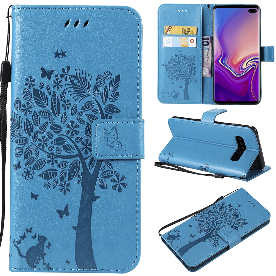 Кожаный чехол книжка для Samsung Galaxy S20 Ultra + S7 S8 S9 Plus S10 Lite S10E Note 20 A31 A41