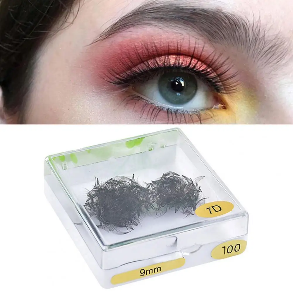 

100 шт./кор. накладные ресницы, трехмерные ресницы длиной 8-15 мм, растительные Свободные Искусственные ресницы для наращивания, для макияжа 2021