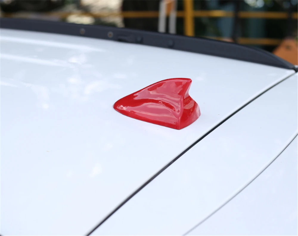 

Акула Форма антенный пьедестал Накладка для Jeep Compass 2017 + Renagade автомобильные аксессуары наклейки для автомобиля наружное украшение