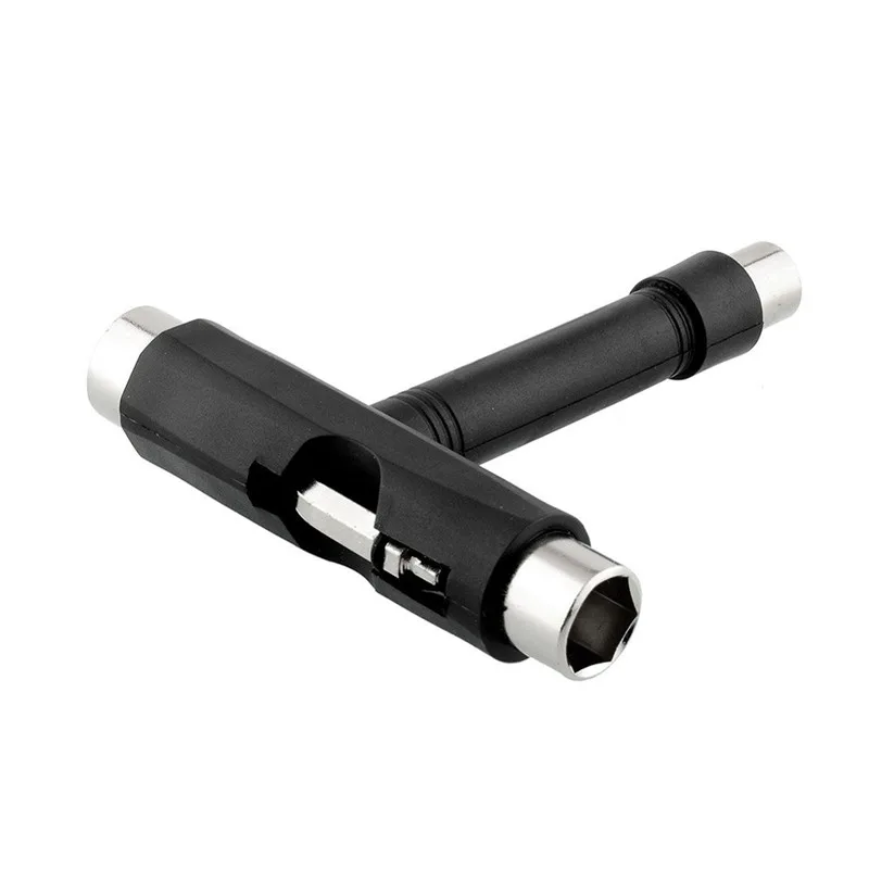 Черный Т образный гаечный ключ роликовый скейт скейтборд Лонгборд инструмент