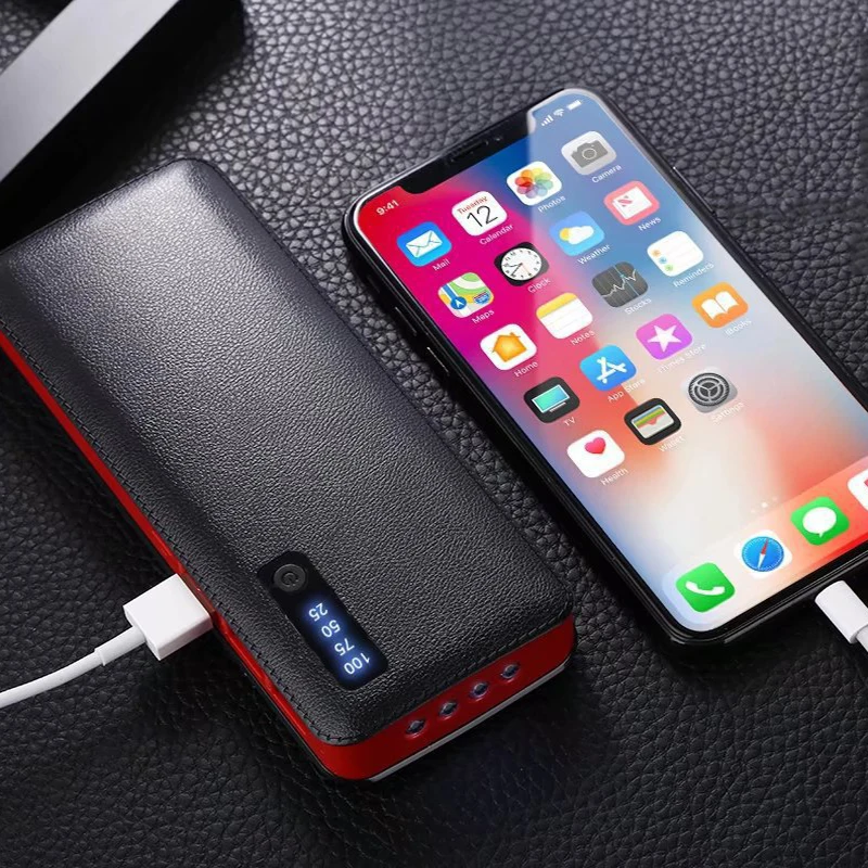 Портативный внешний аккумулятор 30000 мАч большая емкость зарядное устройство