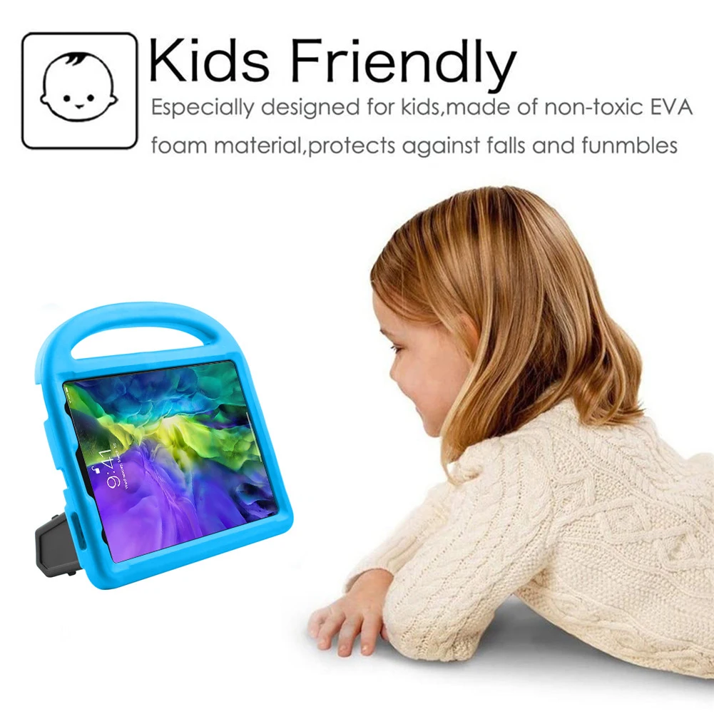 

iPad Air 4 2020 Pro 11 2018 2020 Mini 1 2 3 4 5 10.2 7th Gen 2019 2 3 4 Mini 1 2 3 4 5 9.7 2017 2018 Kids EVA Case shell