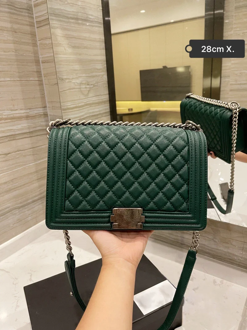 

102238-41 2021New women's classic caviar leather chain bag diagonal cross bag