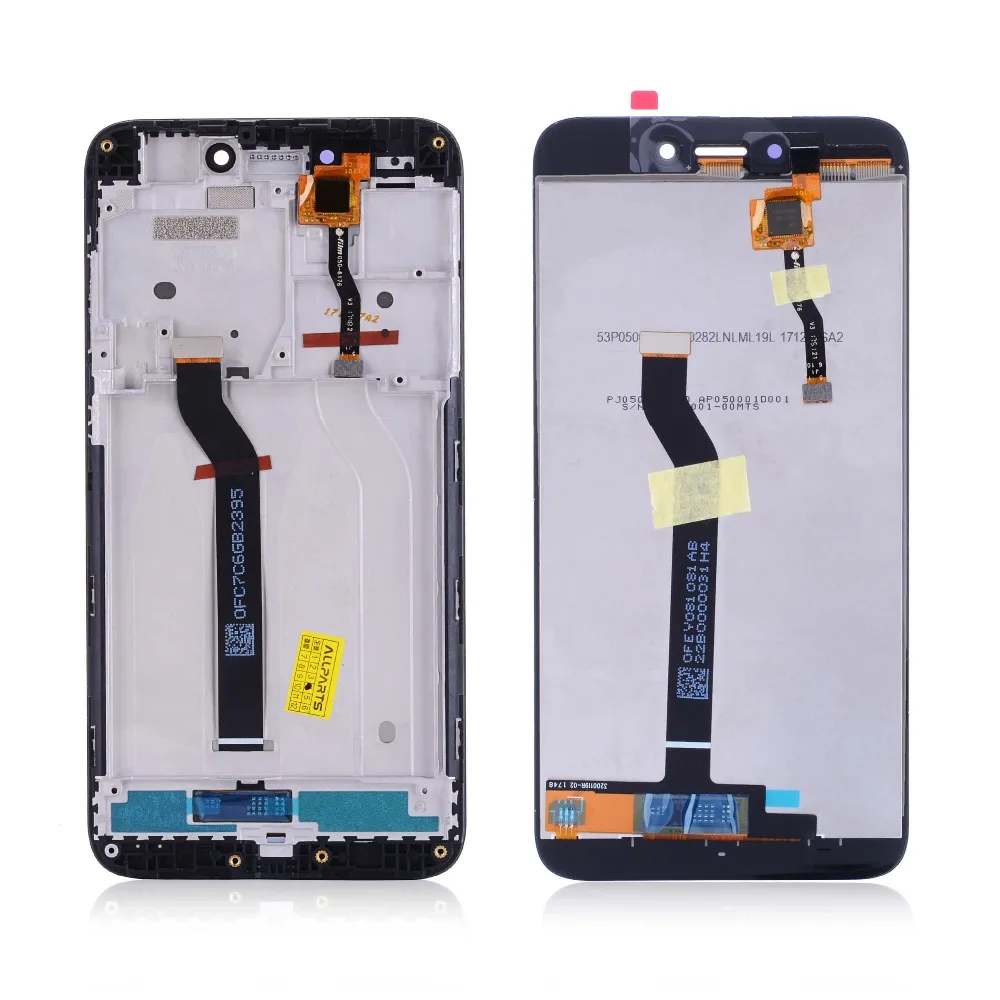 Дисплей для Xiaomi Redmi 5A LCD в сборе с тачскрином на рамке 5.0'' черный белый золото
