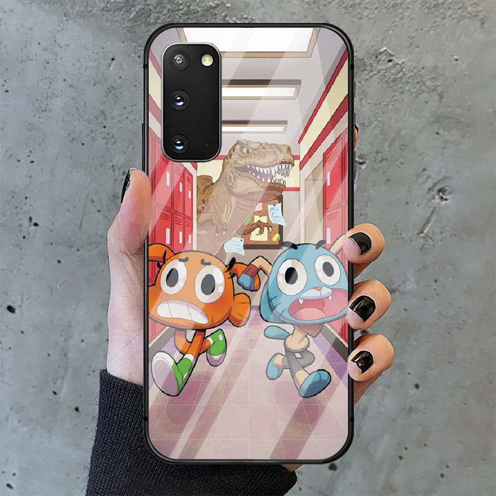 

Cartoon Amazing World Gumball Phone Tempered Glass Case Cover Samsung Galaxy A M 10 12 20 20E 21 21S 30 30S 31 40 50 51 70 71
