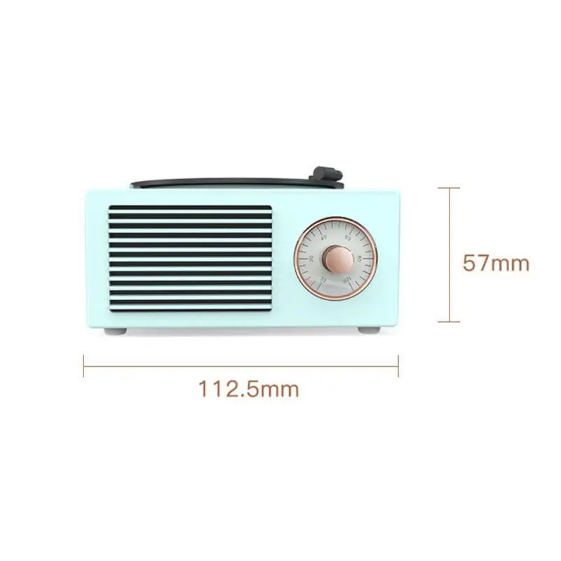 

Multifunctional Retro Bluetooth Speaker Record Player Bluetooth 5.0 Wireless Speakers Mini Portable TF AUX Audio MP3 Subwoofer