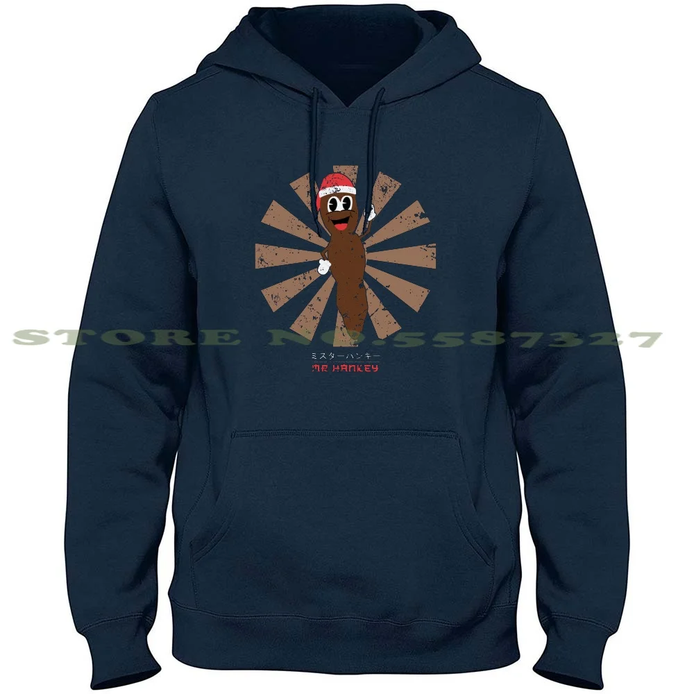 

Mr Hankey The Christmas Poo Retro Japanese Long Sleeve Hoodie Sweatshirt Kenny Cartman Kyle Stan Oh My God You Killed Garrison