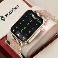 2022 bluetooth call smart watch women custom dial watches men heart rate blood pressure menstrual period measurement smartwatch