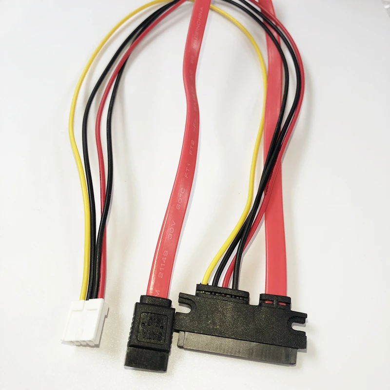 Дисковод SATA 7 + 15 контактов на небольшой 4 контакта 2 54 мм HDD с шрапнелью 22 кабель