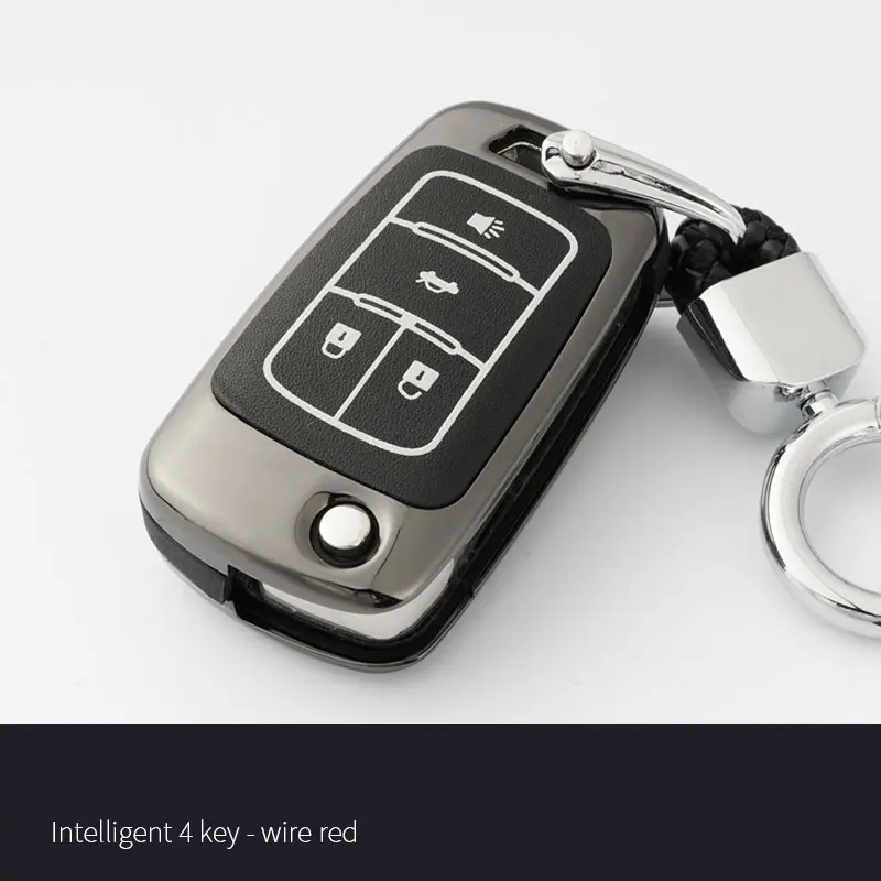 Galvanized Alloy Car Key Case for Chevrolet cruze accessories orlando tahoe trax OPEL VAUXHALL Insignia Astra keychain | Автомобили и