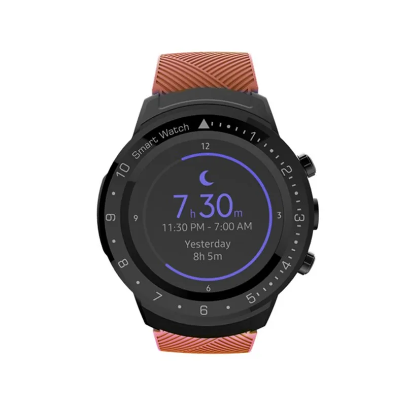 orange DA09 Смарт-часы Android телефон Heartrate трекер g-сенсор wifi gps карты смарт-часы человек с Google play app store mp3-плеер - Цвет: orange