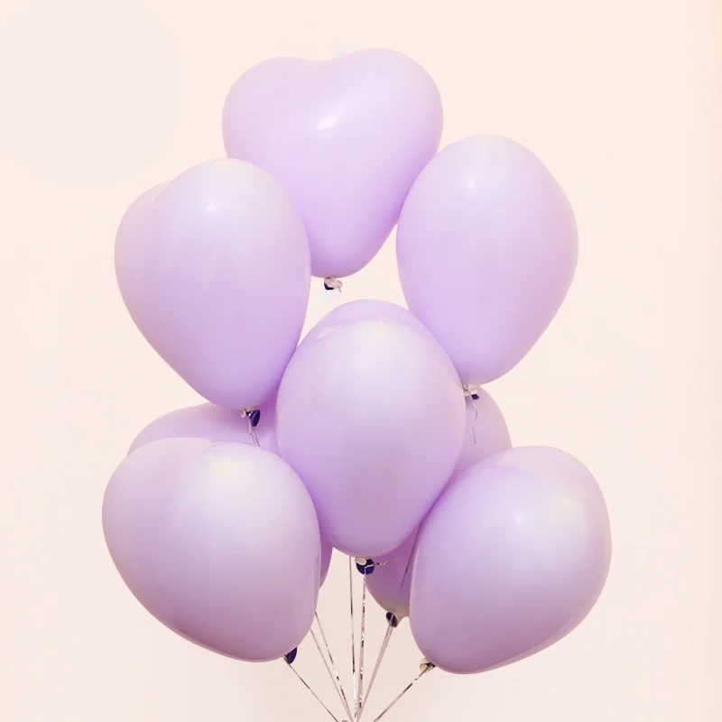 

100 Macaron Red Pink Balloons 10Inch Love Latex Balloon Wedding Helium Balloon Valentine's Day Birthday Party Inflatable Balloon