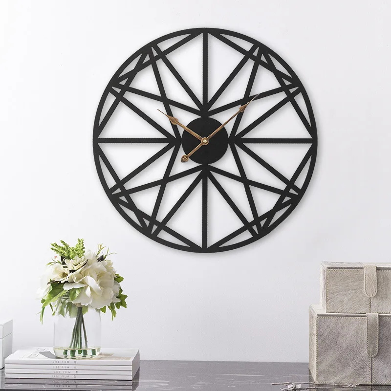 

Iron Art Wall Clock, Living Room Wall Clock, fa jing yin Wall Clock, Ultra Large Wall Clock, Wall Clock,