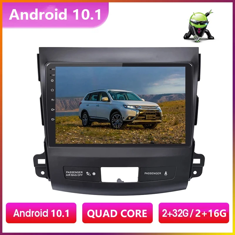 

Car Android 10.1 Multimedia Player For Mitsubishi Outlander xl 2 2005 2006 -2011 2012 2Din Radio Audio GPS Navi WIFI 2GB 32GB