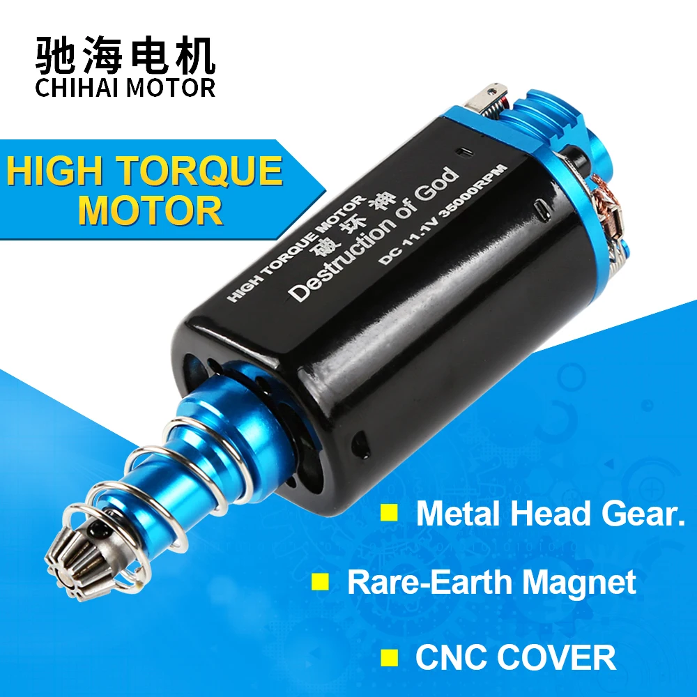 Chihai мотор с длинной осью CHF 480KA CNC DC 11 1 V 35000RPM средний Магнит высокоскоростной