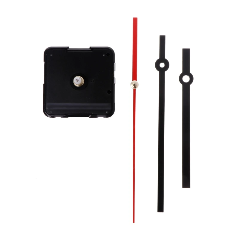 P82D DIY Quartz Clock Movement Mechanism Non Ticking DIY Wall Clock Mechanisms with Hands Set for Repair Parts Replacement