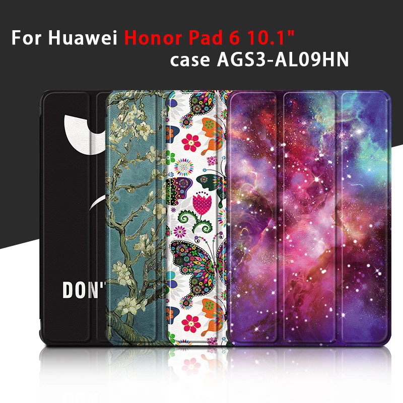 Чехол для Huawei Honor Pad 6 AGS3 W09HN/AGS3 AL09HN 10 1 дюймов 2020 защитный чехол с подставкой