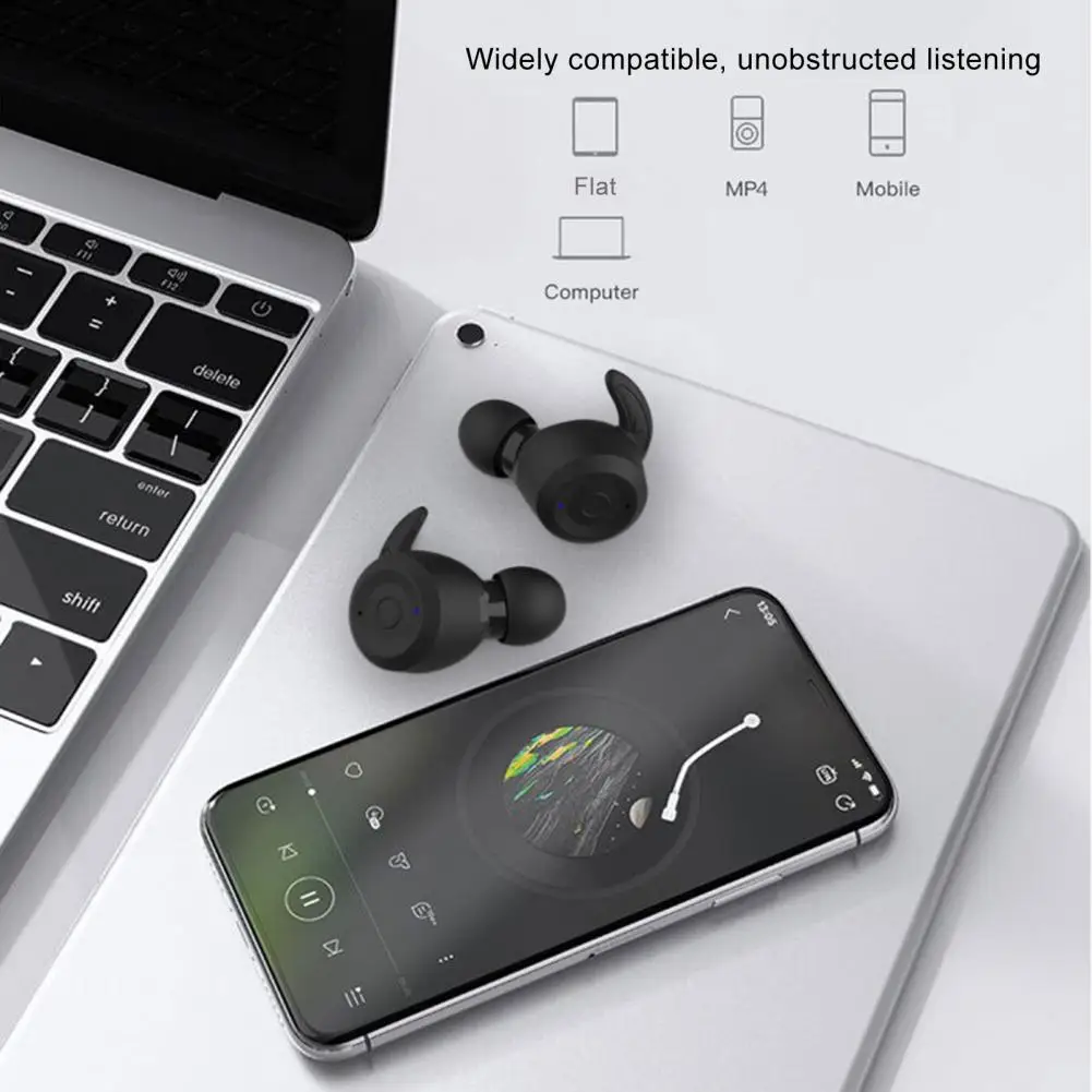 MS-T20 TWS Bluetooth V5.0 наушники с ушным крючком 3D стерео Спортивные Беспроводные двойным