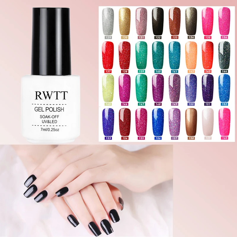 RWTT гель для ногтей Гель-лак Краска Полуперманентная ногти художественный