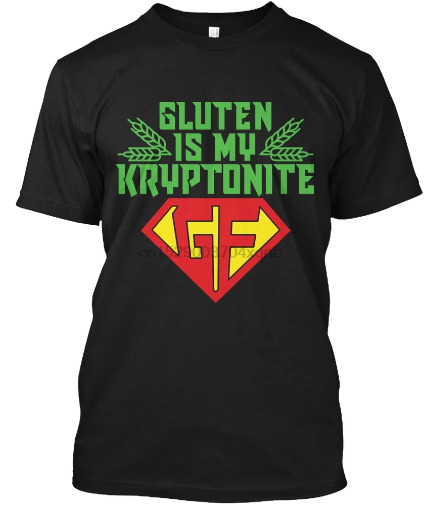 Мужская футболка Gluten Is My Kryptonite(1) Женская и |
