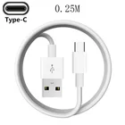 Плоский кабель USB C типа C, 1 м, шнур для зарядки и синхронизации, зарядный кабель для Samsung S20, S9, Xiaomi Mi 10, Redmi