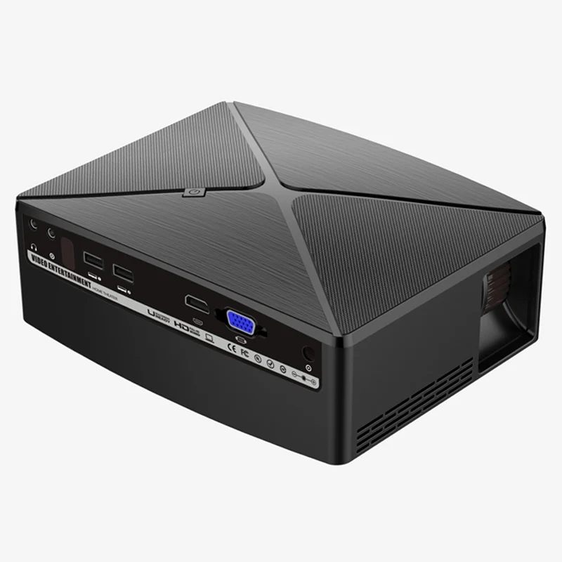 Портативный светодиодный проектор WZATCO C80 2200lm Android WIFI Pico mini HDMI домашний кинотеатр с