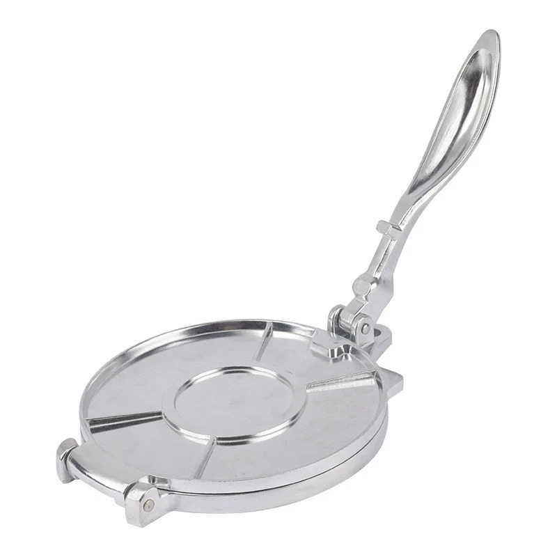 

Aluminum Stainless Steel Color Mexican Tortilla Press Multifunctional Manual Tortilla Dough Pressing And Shaping Kitchen Tool