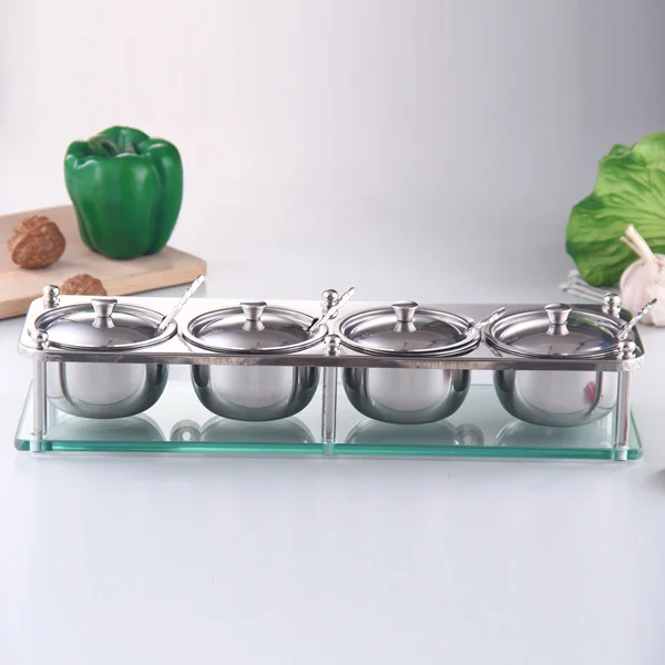 Набор креативных кухонных принадлежностей из нержавеющей стали стеклянная