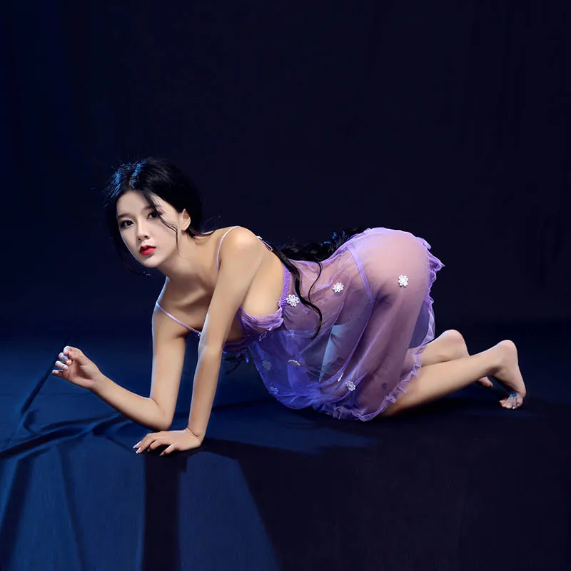 2019 новое белье Слинг Ночная рубашка сексуальная Для женщин Мода Стиль прозрачный