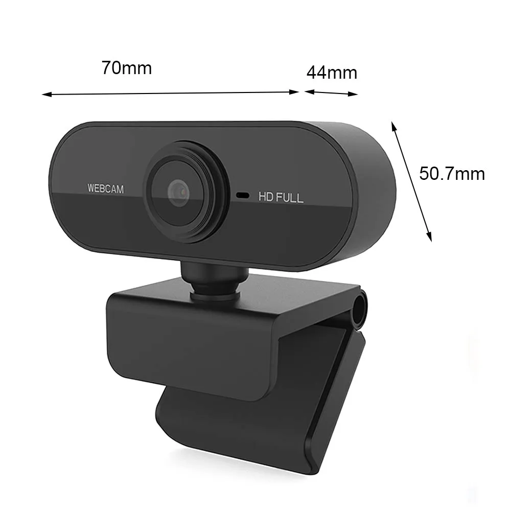 

HD 1080P 200W Pixels Webcam PC WebCamera With USB Plug Rotatable Cameras For Live Broadcast Video Calling Conference Work