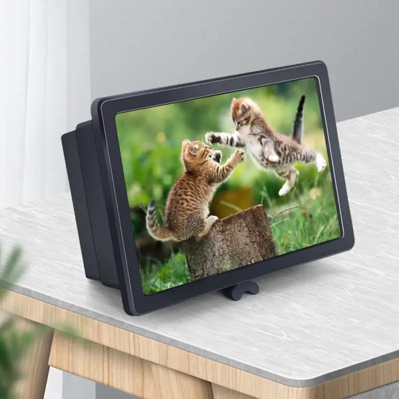 Складной увеличитель для экрана телефона 3D HD видео усилитель с складной