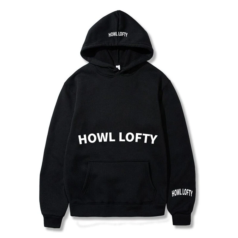 

Толстовка HOWL LOFTY для мужчин и женщин, свитшоты оверсайз лучшего качества, уличная одежда в стиле Канье и Уэста в стиле хип-хоп, хлопковый базо...