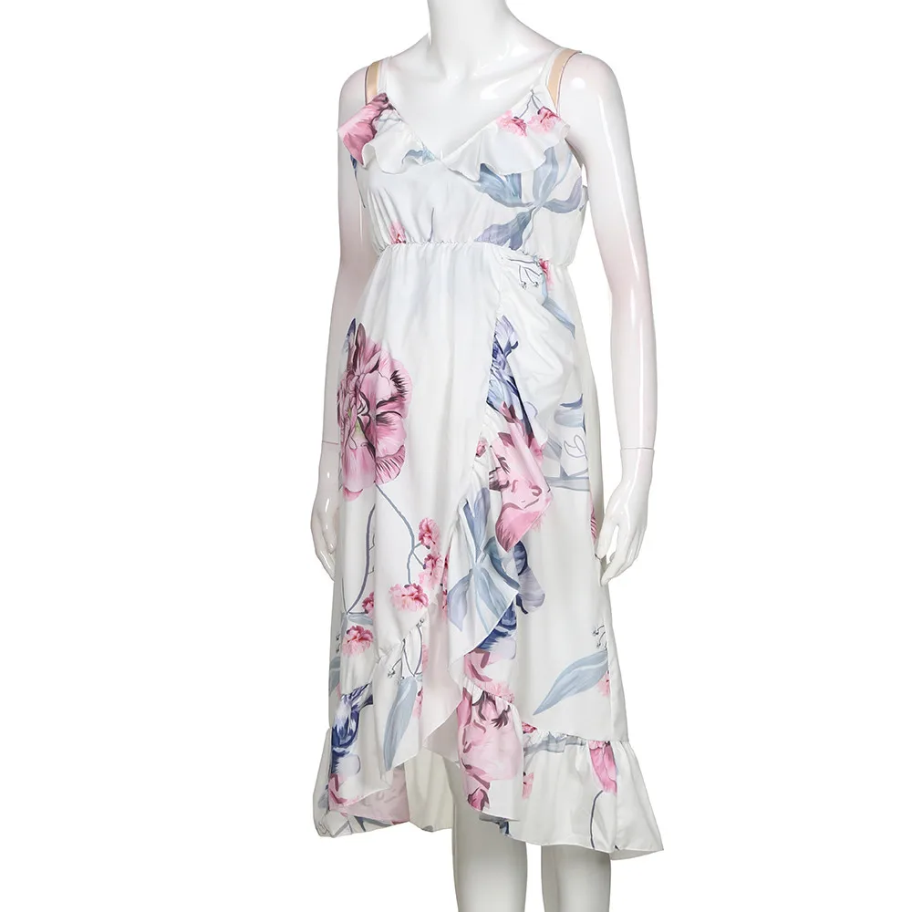 TELOTUNY maternity dresses Fashion Womens Mother Casual breastfeeding dress Floral Pregnants Dress L401030 | Мать и ребенок