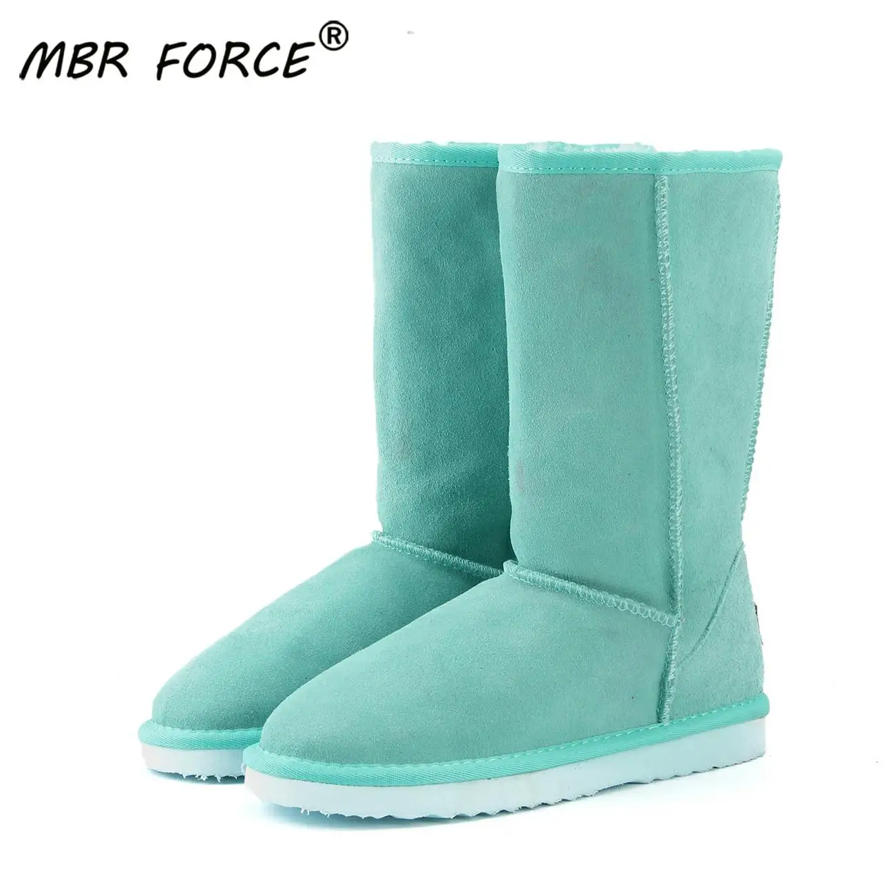 MBR FORCE/женские зимние ботинки из натуральной кожи на меху Высококачественные
