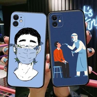 fashionable mask phone cases for iphone 13 pro max case 12 11 pro max 8 plus 7plus 6s xr x xs 6 mini se mobile cell