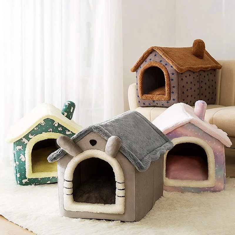 

L Dog House Cama Gato игровой комплекс для кошек Cat Bed Deep Sleep Comfort In Winter Four Seasons Pet Supplie лежанка для собак