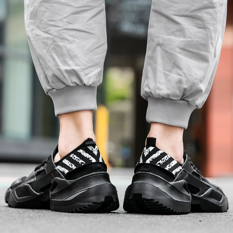 TULUO/Классические Легкие кроссовки для бега мужские брендовые на бретелях Мужские