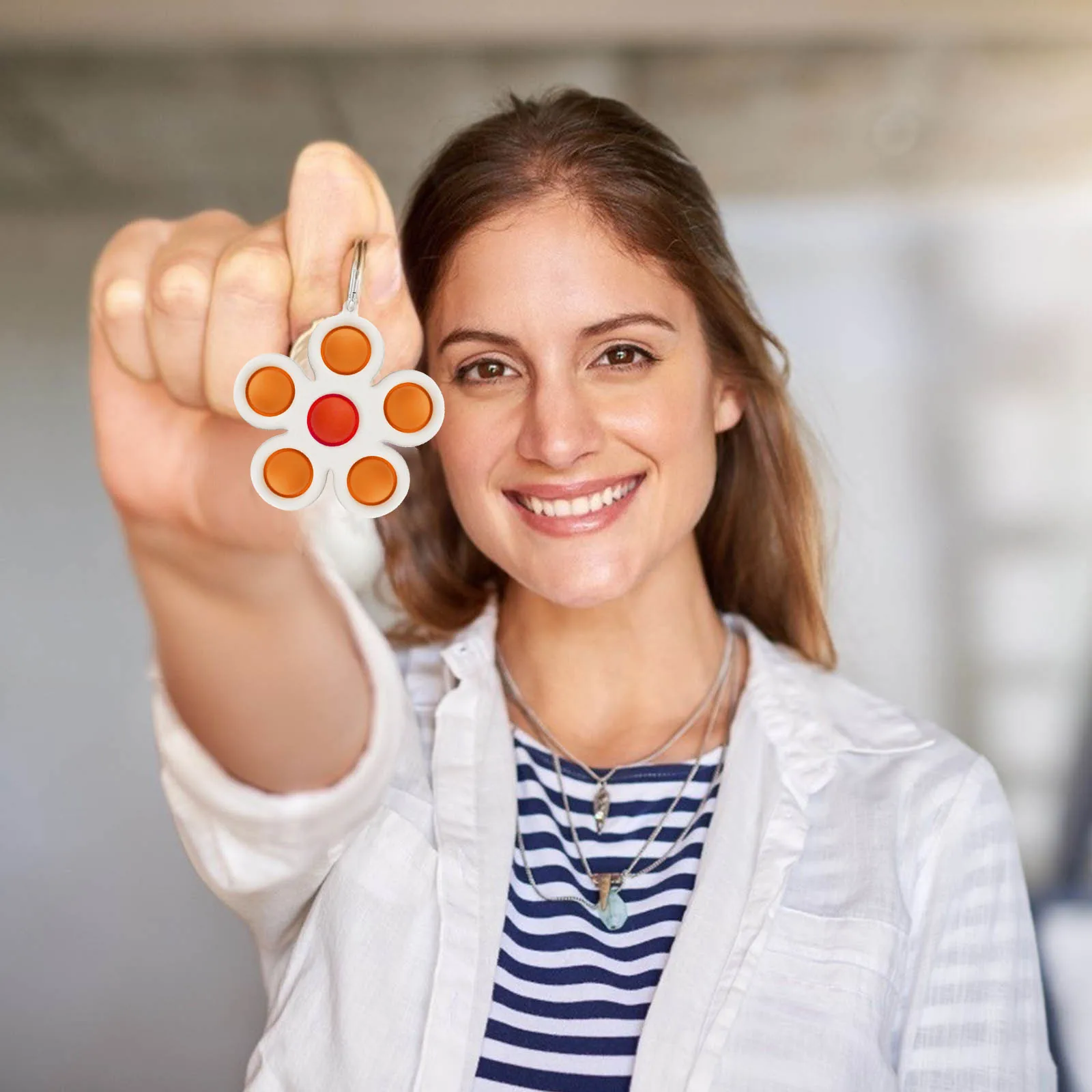 

Baby Fidget Simple Dimple Sensory Toys Silicone Flipping Board Brain Teasers Best Gifts Educational Toy For For Kids Adults