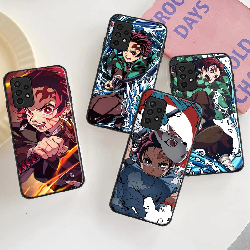 

Demon Slayer Phone Cases Case For Samsung Galaxy A11 A21S A31 A32 A41 A42 A51 A52 A71 A72 Anime Kimetsu No Yaiba TPU Back Cover