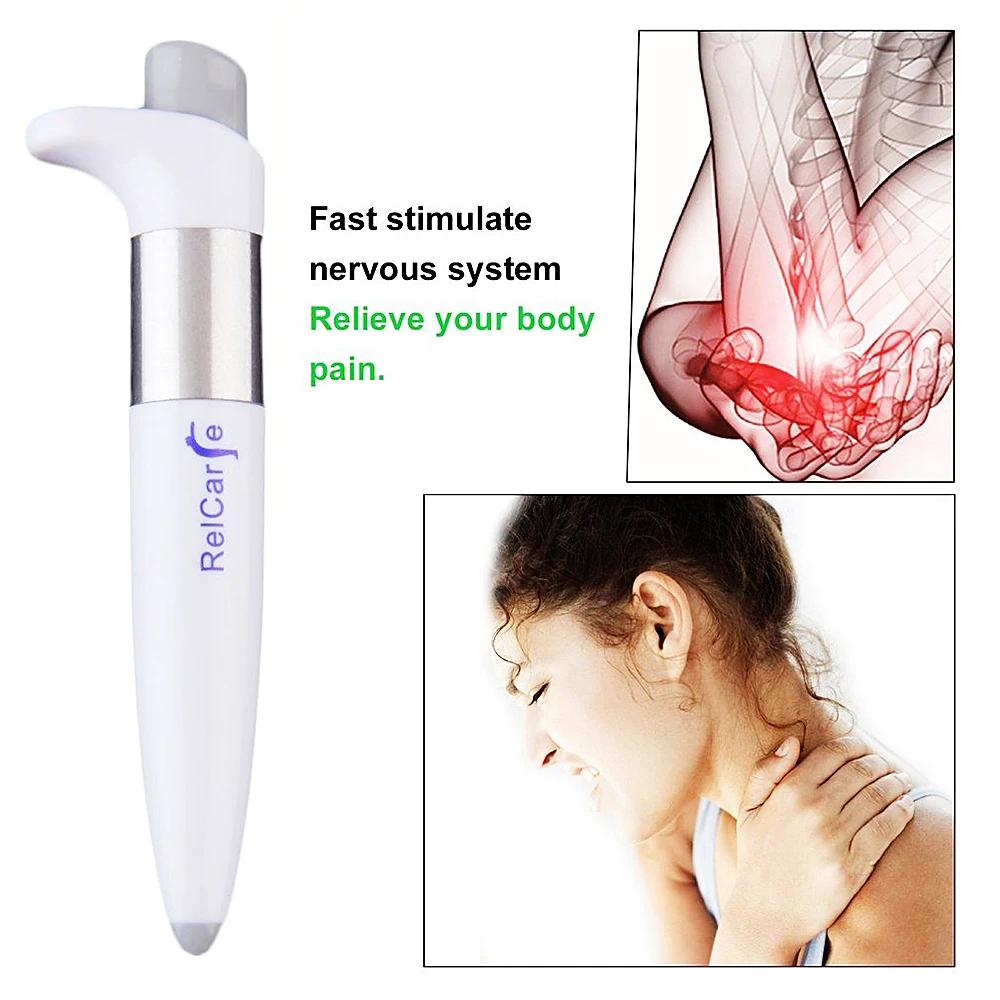 

Point Massage Pen Portable Handheld Electronic Pulse Analgesia Pen Pain Relief Sciatica Joint Massager Body Treatment for Muscle