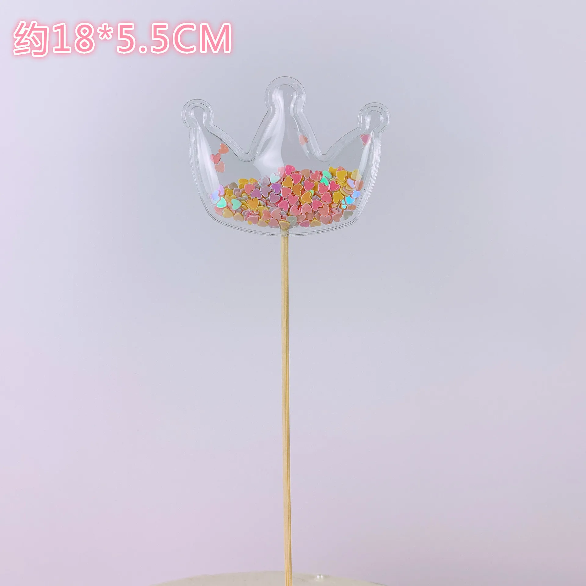 Bling Fairy ПВХ Топпер для торта Единорог Любовь Корона облако Блестящий Фламинго кекс Топпер для свадьбы День рождения украшения торта - Цвет: 7